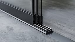 3 Rail Glazen Schuifwand afbeelding 2