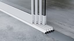 4 Rail Glazen Schuifwand afbeelding 4