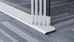5 Rail Glazen Schuifwand afbeelding 4