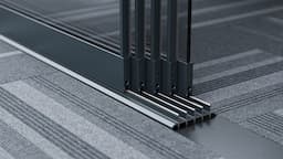 5 Rail Glazen Schuifwand afbeelding 3