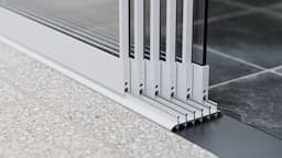 6 Rail Glazen Schuifwand afbeelding 4