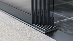 6 Rail Glazen Schuifwand afbeelding 2