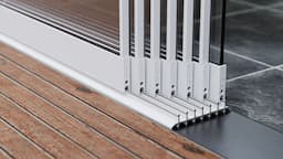 7 Rail Glazen Schuifwand afbeelding 4