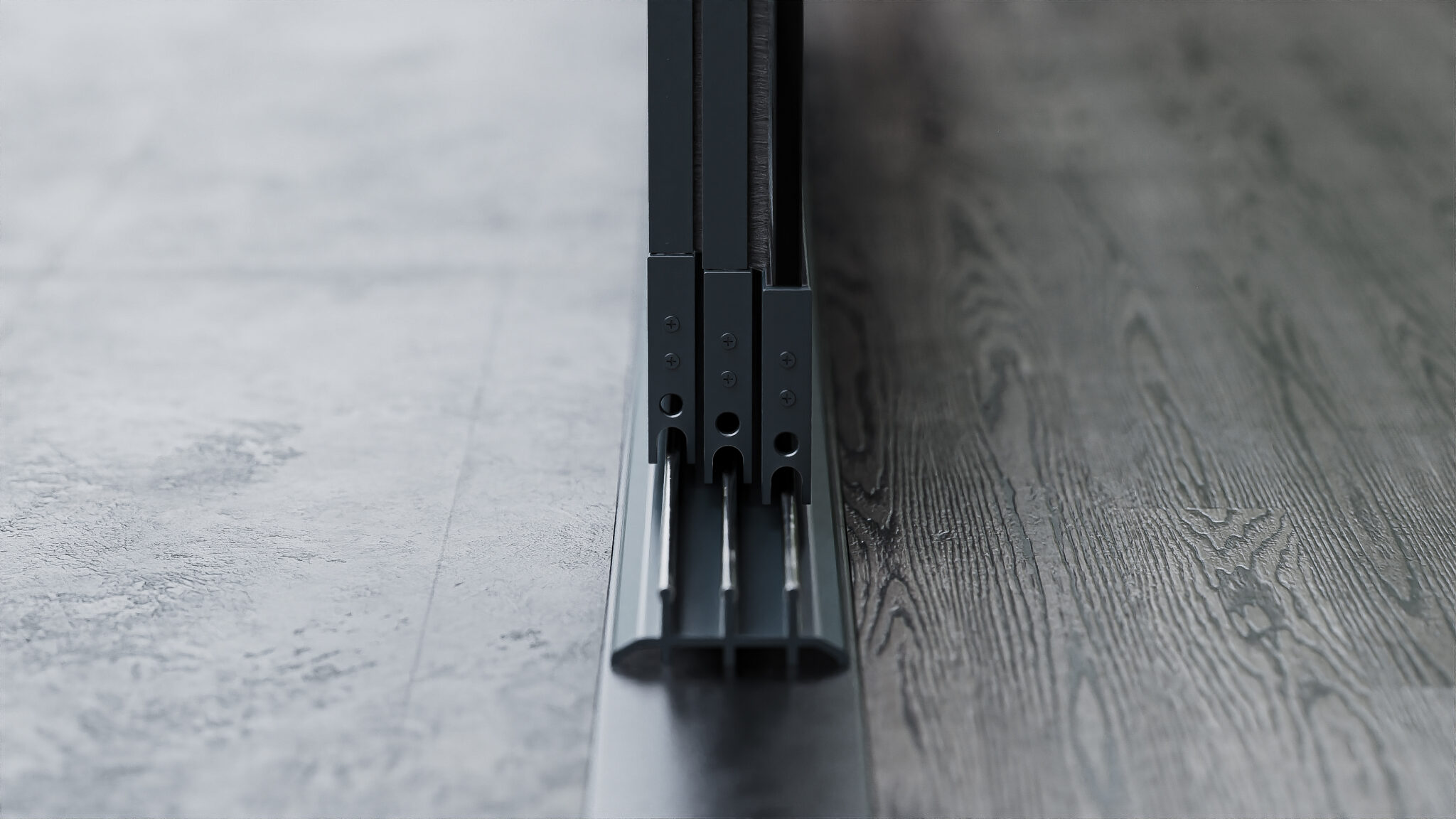 3-rail steellook detail