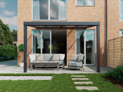 Veranda | Glas | Antraciet | 4.06 x 3 meter