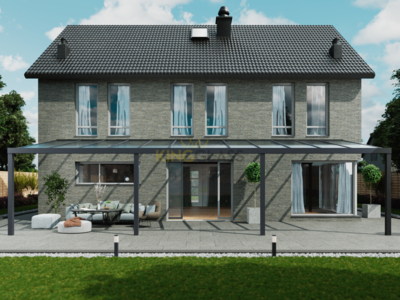 Veranda | Glas | Antraciet | 12.06 x 3.0 meter